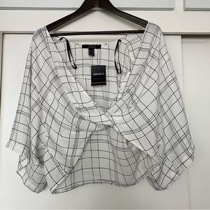 Grid Pattern Top Forever 21